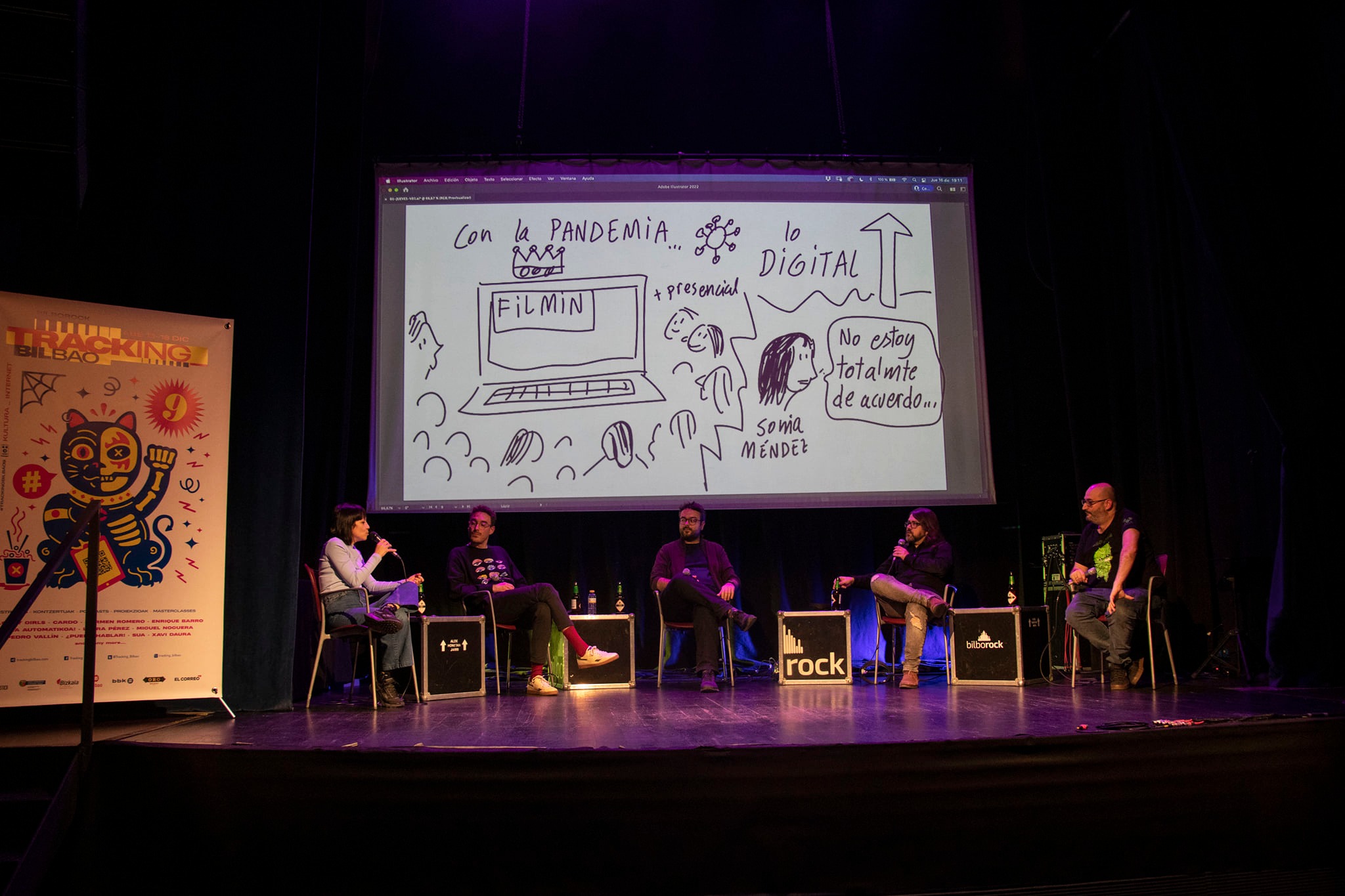 Graphic Recording at Tracking Bilbao