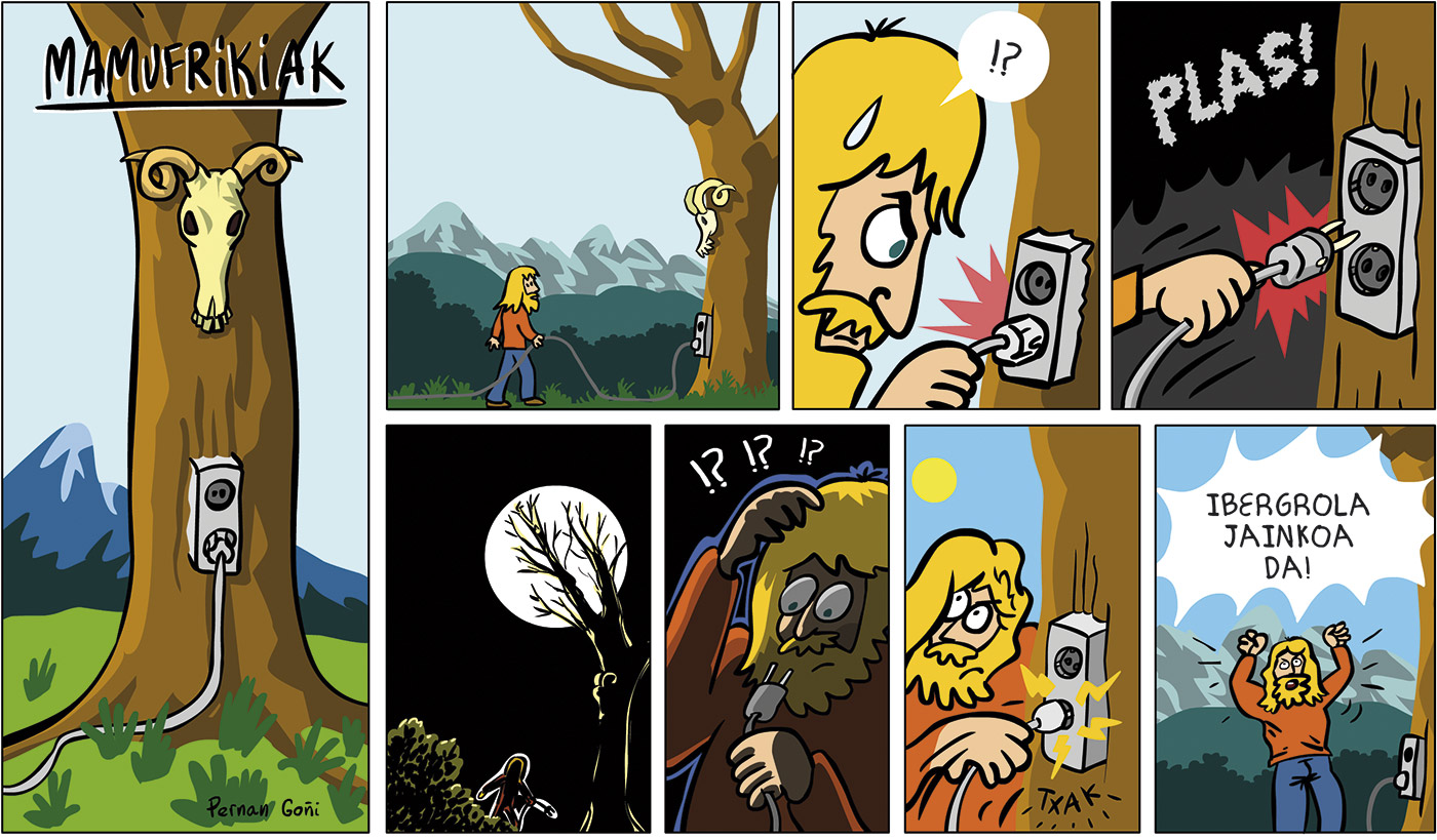 Comic-Strips about Basque mythology